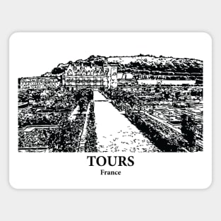 Tours - France Magnet